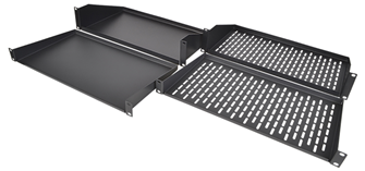 19” Vented Rack Shelf Tray Flight Case Mountable - Choice of Size